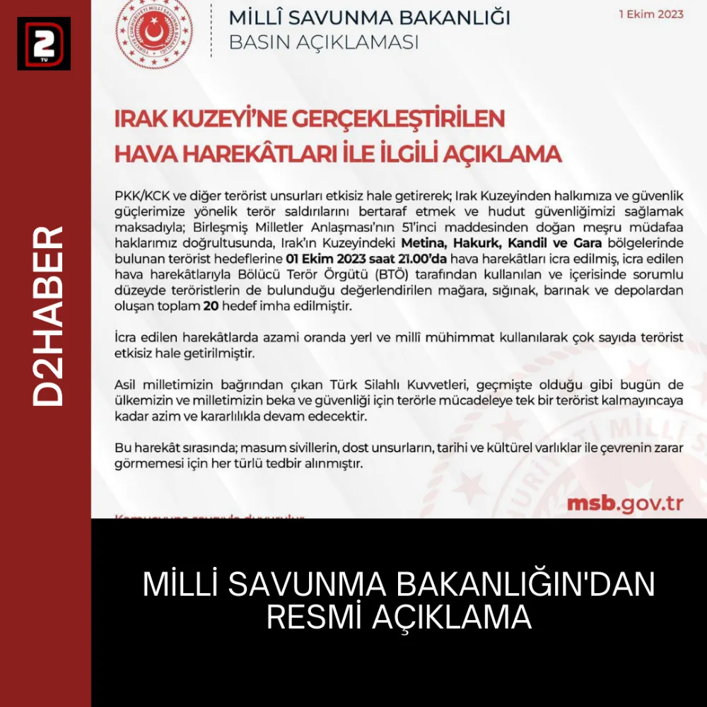 MİLLİ SAVUNMA BAKANLIĞIN