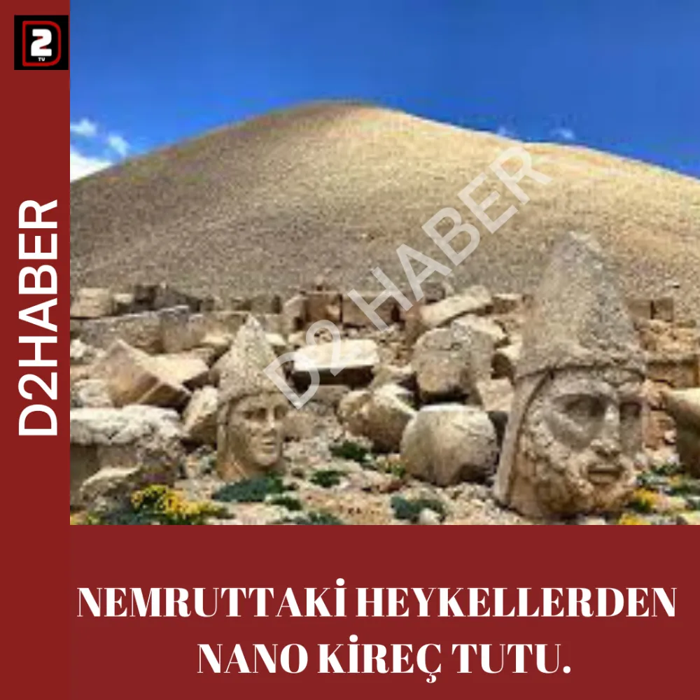 NEMRUTTAKİ HEYKELLERDEN  NANO KİREÇ TUTU.