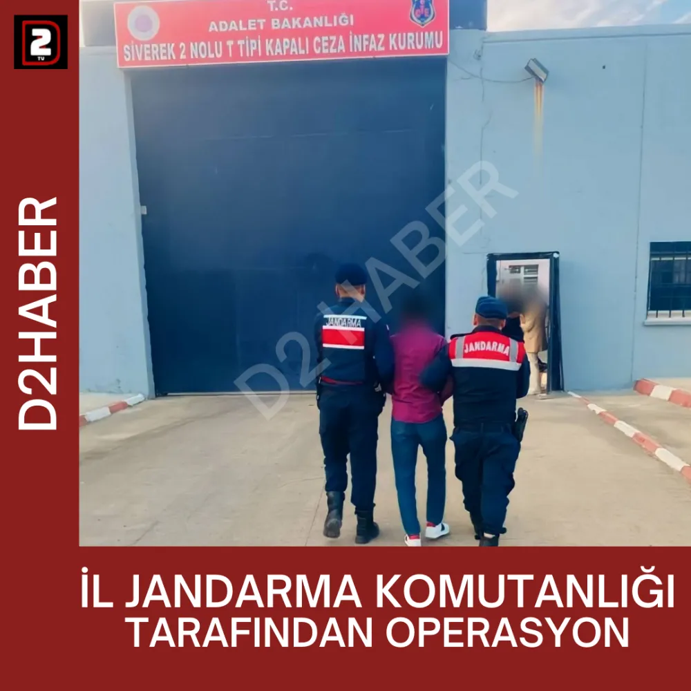 İL JANDARMA KOMUTANLIĞI  TARAFINDAN OPERASYON 