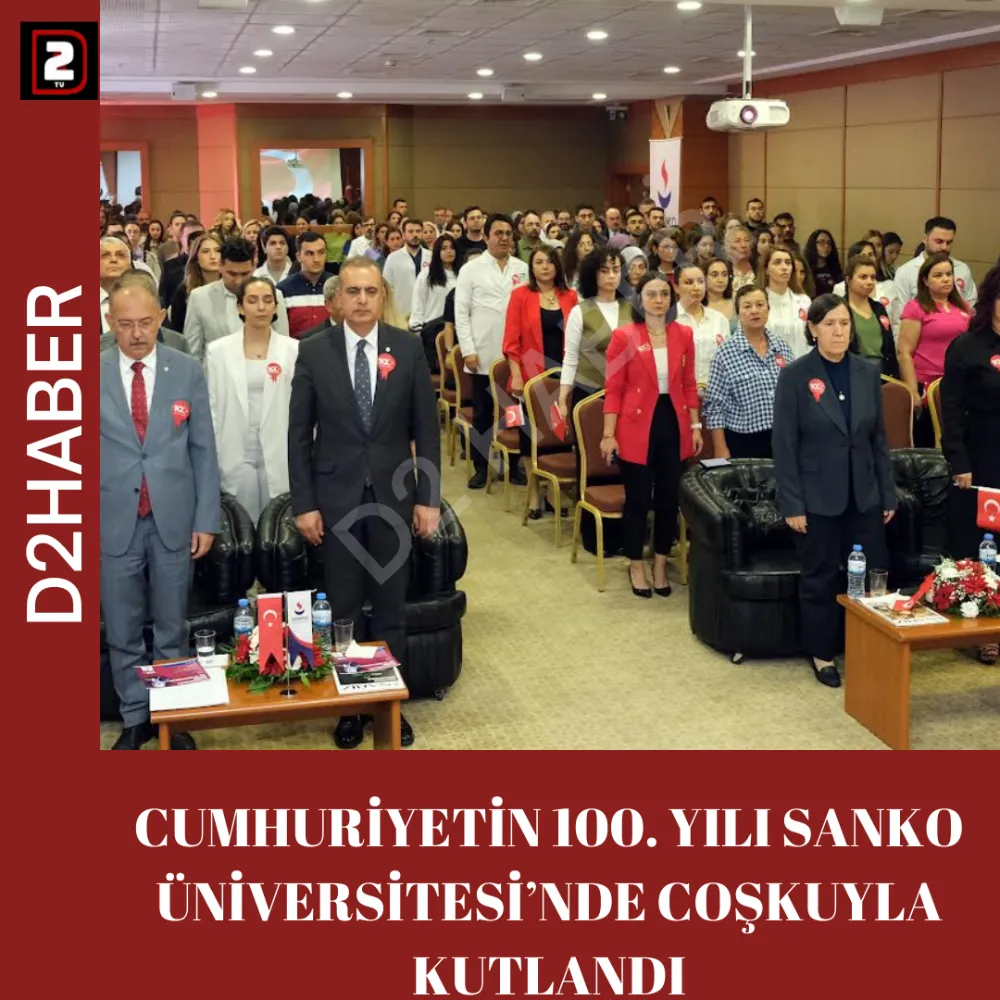 CUMHURİYETİN 100. YILI SANKO ÜNİVERSİTESİ’NDE COŞKUYLA KUTLANDI