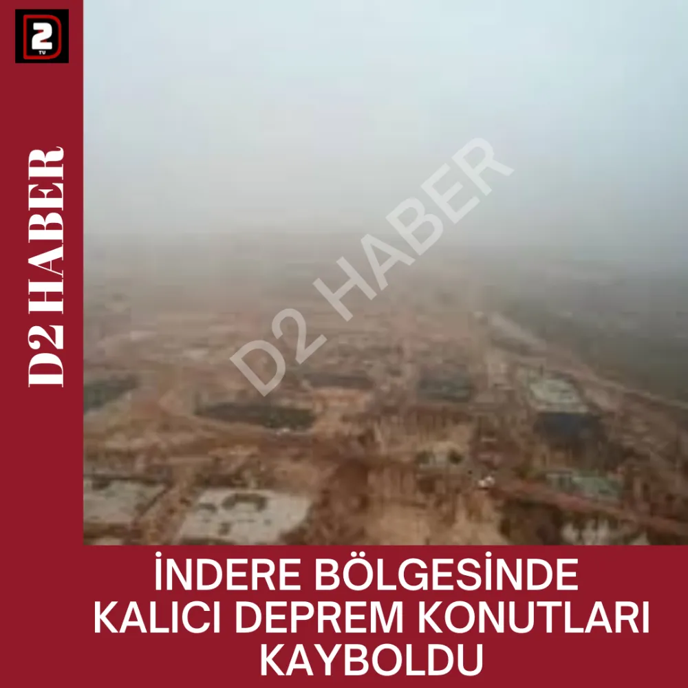 İNDERE BÖLGESİNDE  KALICI DEPREM KONUTLARI KAYBOLDU