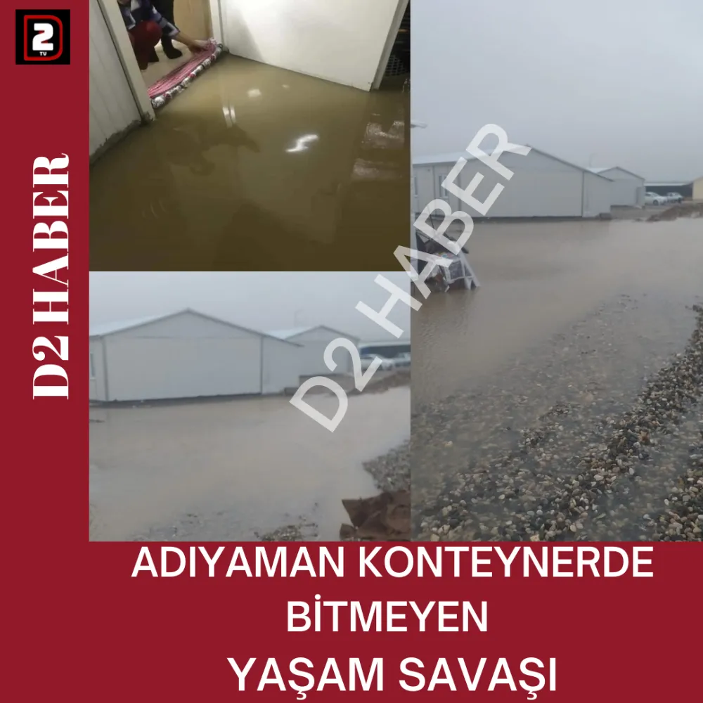 ADIYAMAN KONTEYNERDE BİTMEYEN  YAŞAM SAVAŞI