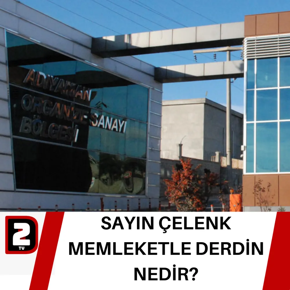 SAYIN ÇELENK MEMLEKETLE DERDİN NEDİR?