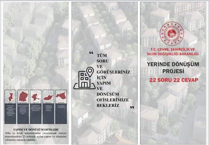 YERİNDE DÖNÜŞÜM PROJE BAŞVURULARI BAŞLADI