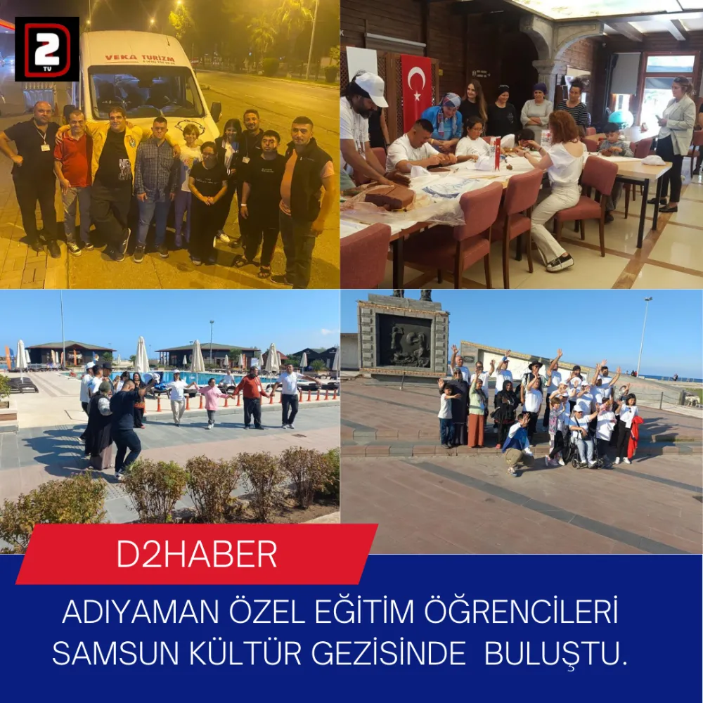 ADIYAMAN ÖZEL EĞİTİM ÖĞRENCİLERİ SAMSUN KÜLTÜR GEZİSİNDE  BULUŞTU.