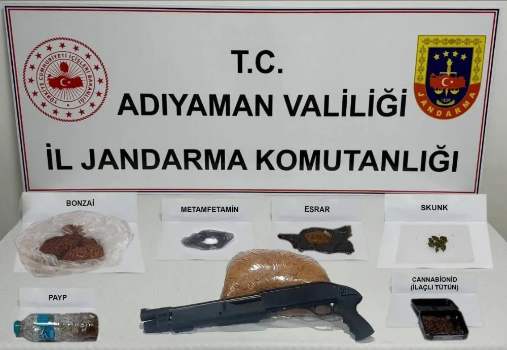 Adıyaman İl Merkez ve İlçelerinde belirlenen uyuşturucu satıcı ve kullanıcılarına yönelik  yapılan operasyonlar