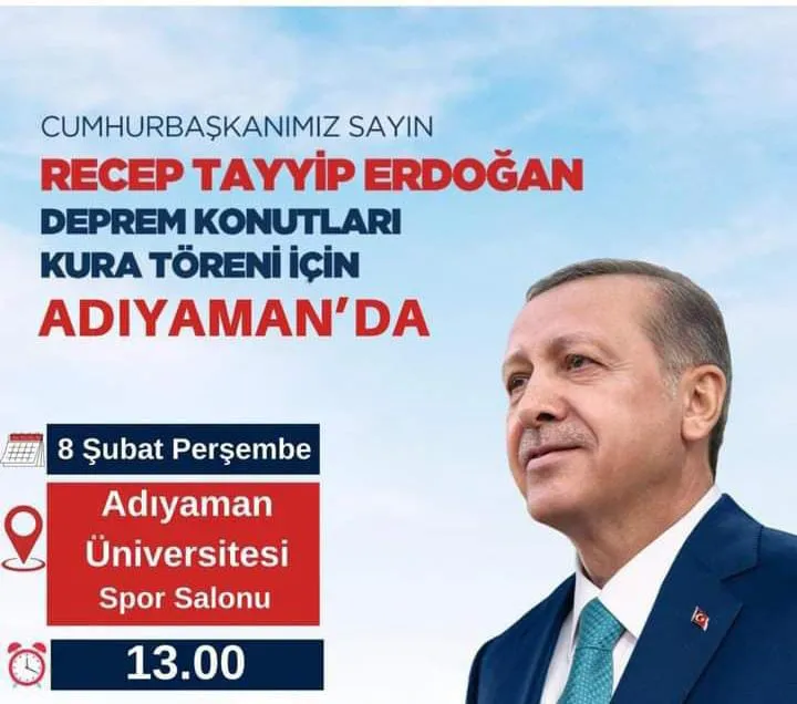 Cumhurbaşkanımız Sayın Recep Tayyip ERDOĞAN  Adıyaman’da...