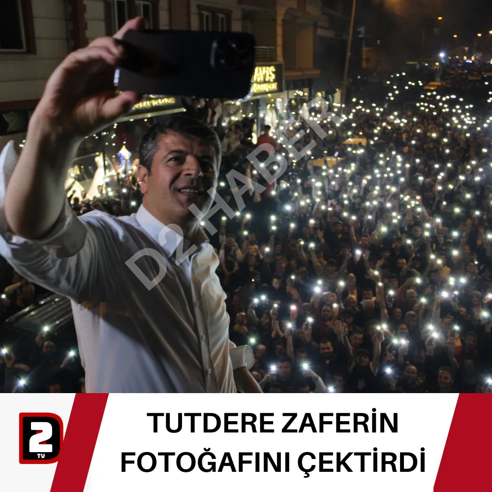 TUTDERE ZAFERİN FOTOĞAFINI ÇEKTİRDİ