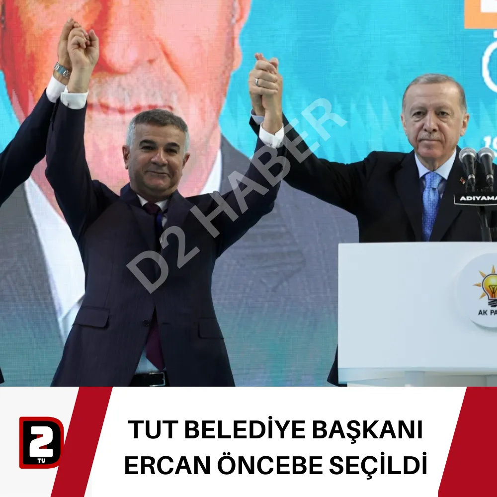 TUT BELEDİYE BAŞKANI ERCAN ÖNCEBE SEÇİLDİ