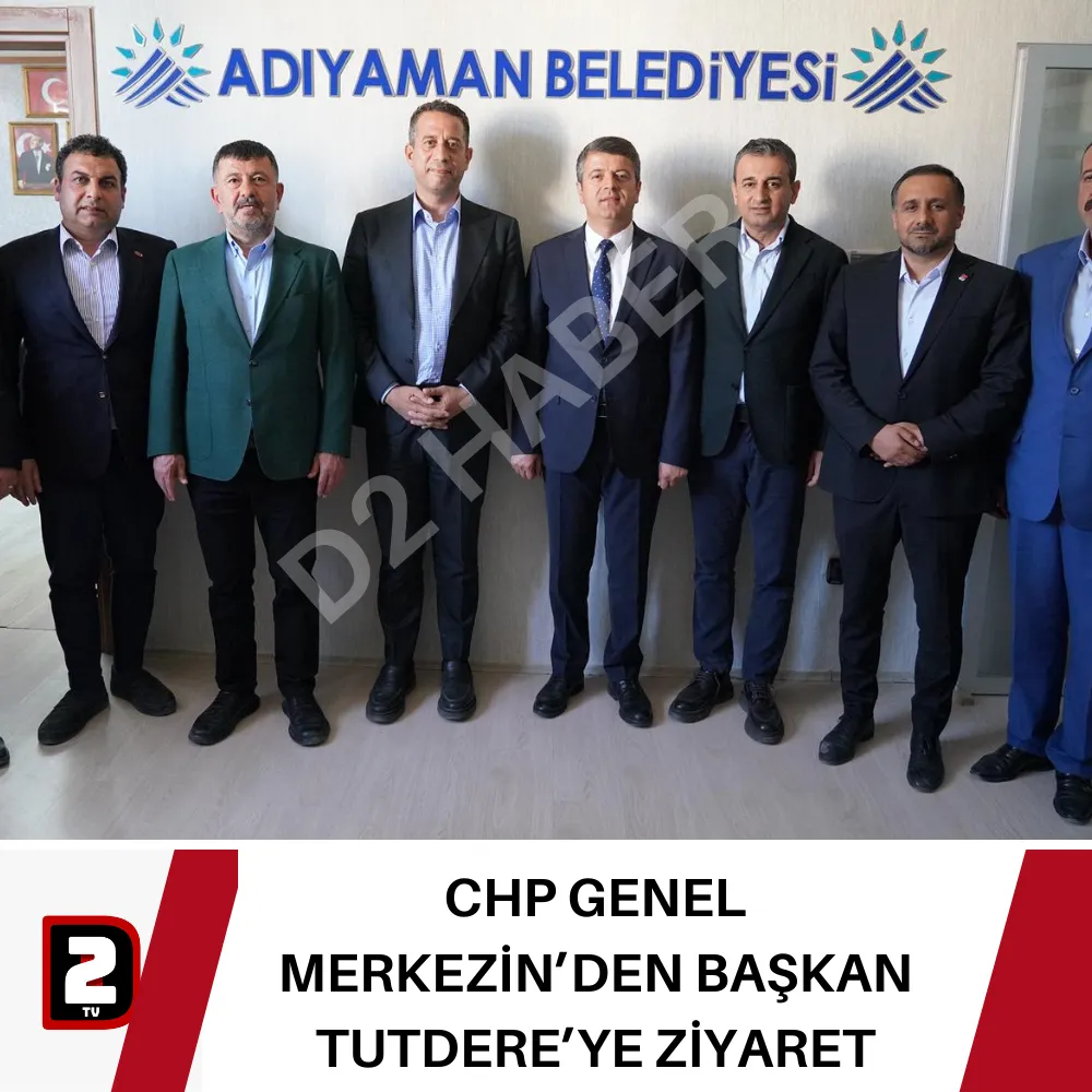 CHP GENEL MERKEZİN’DEN BAŞKAN TUTDERE’YE ZİYARET