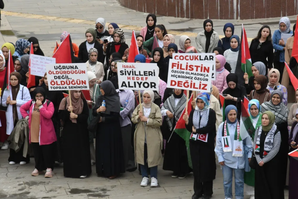 Adıyaman Üniversitesi akademisyenleri ve öğrencileri İsrail