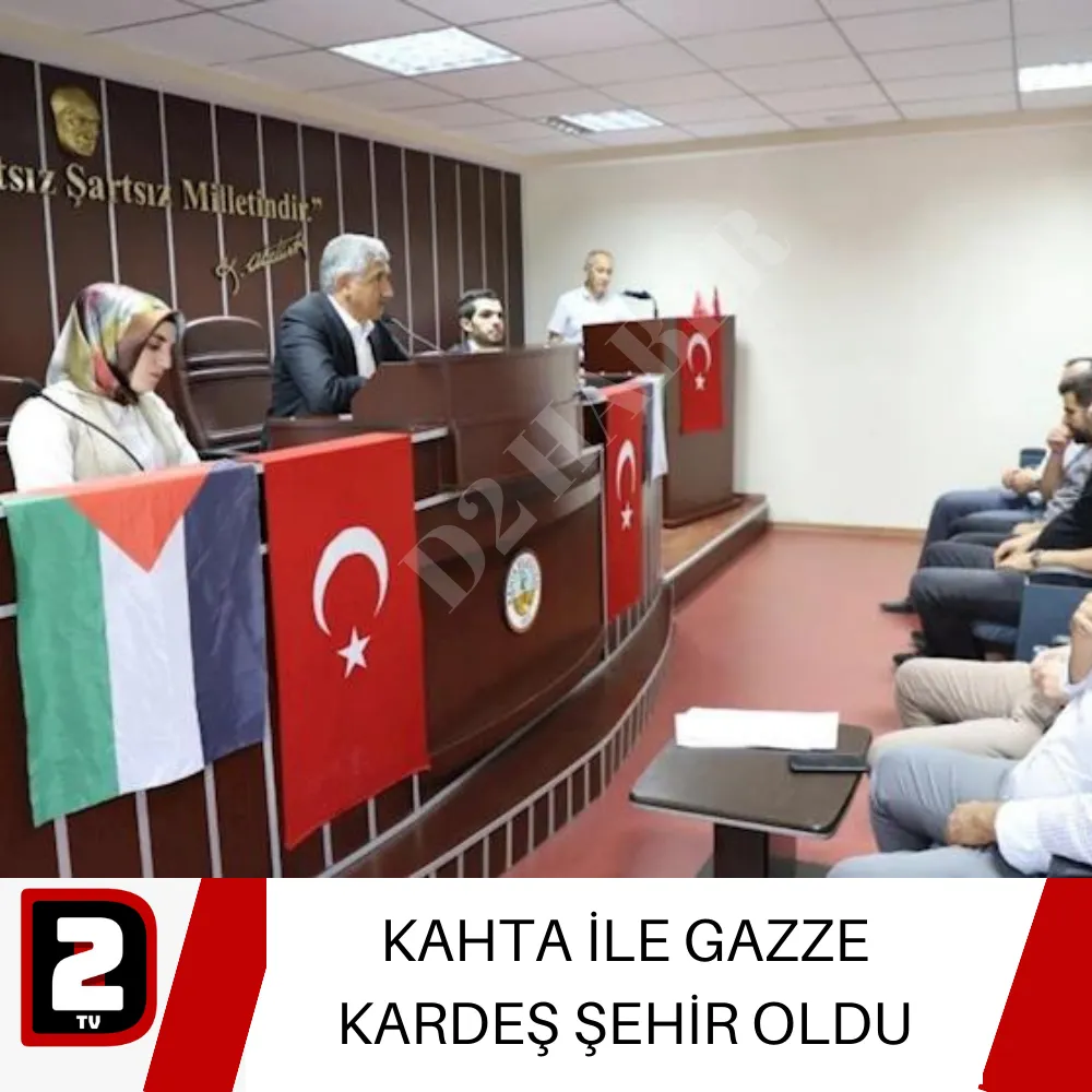 KAHTA İLE GAZZE KARDEŞ ŞEHİR OLDU