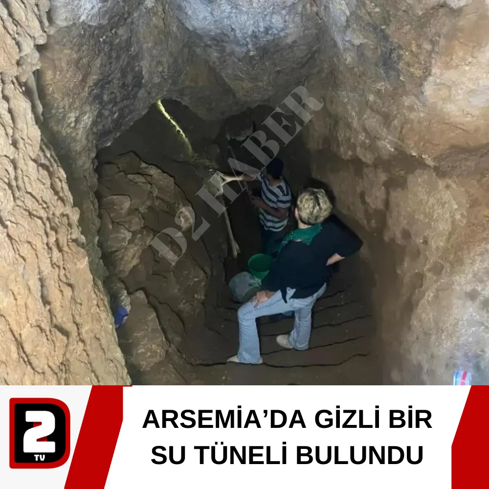 ARSEMİA’DA GİZLİ BİR SU TÜNELİ BULUNDU