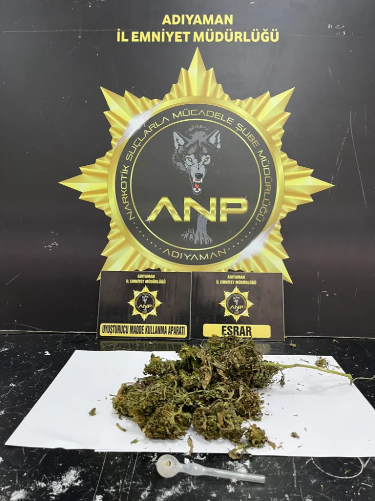 Narkotik Suçlarla Mücadele Şube Müdürlüğümüz tarafından uyuşturucu suçlarının önlenmesi amacıyla yapılan çalışma