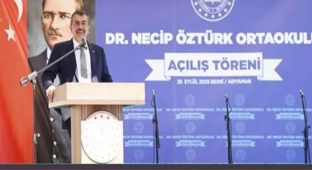 Bakan Tekin, Okul Açılışına Katıldı