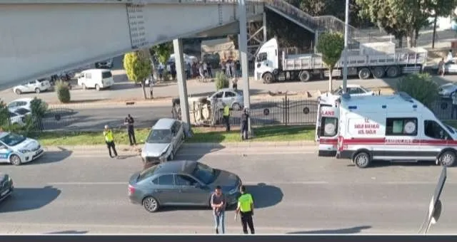 İki Otomobil Çarpıştı 4 Yaralı