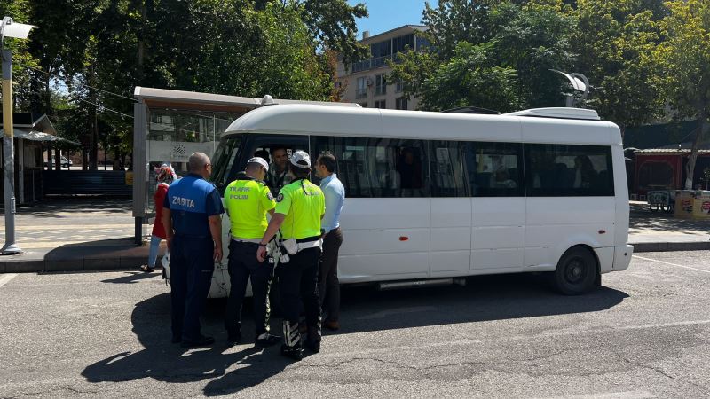 Şehir İçi Minibüsleri Denetlendi