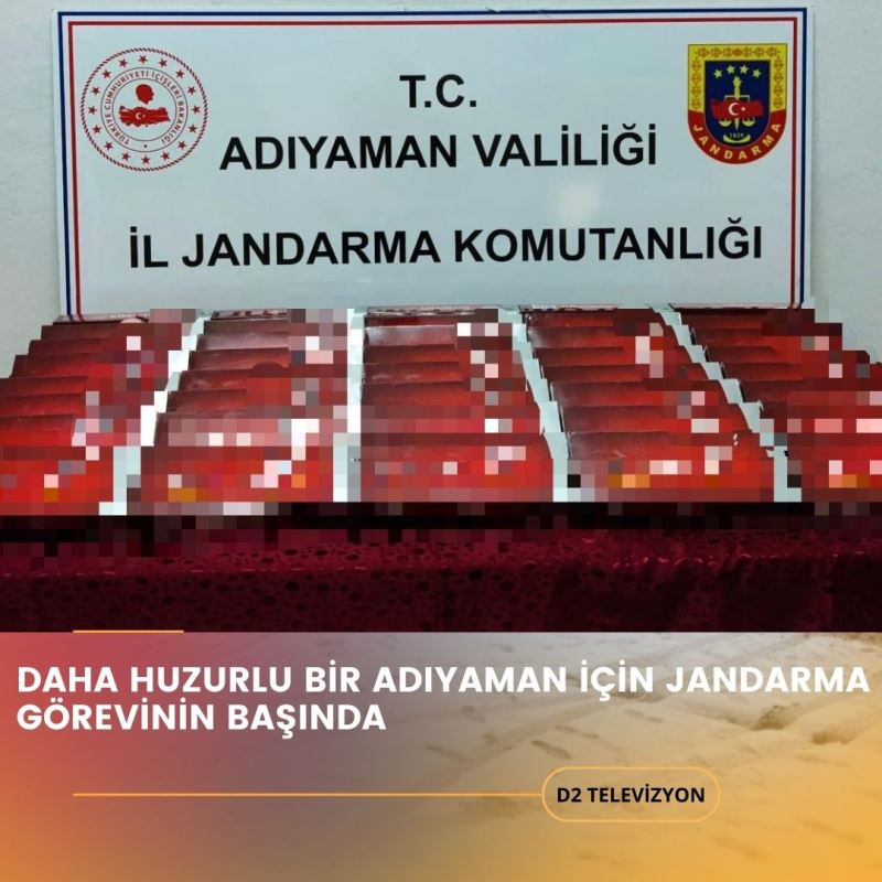 Daha huzurlu bir Adıyaman için Jandarma görevinin başında.